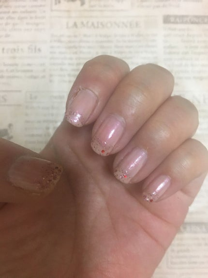 HOMEI スパンコールネイルポリッシュ/北尾化粧品部/マニキュアを使ったクチコミ(2枚目)