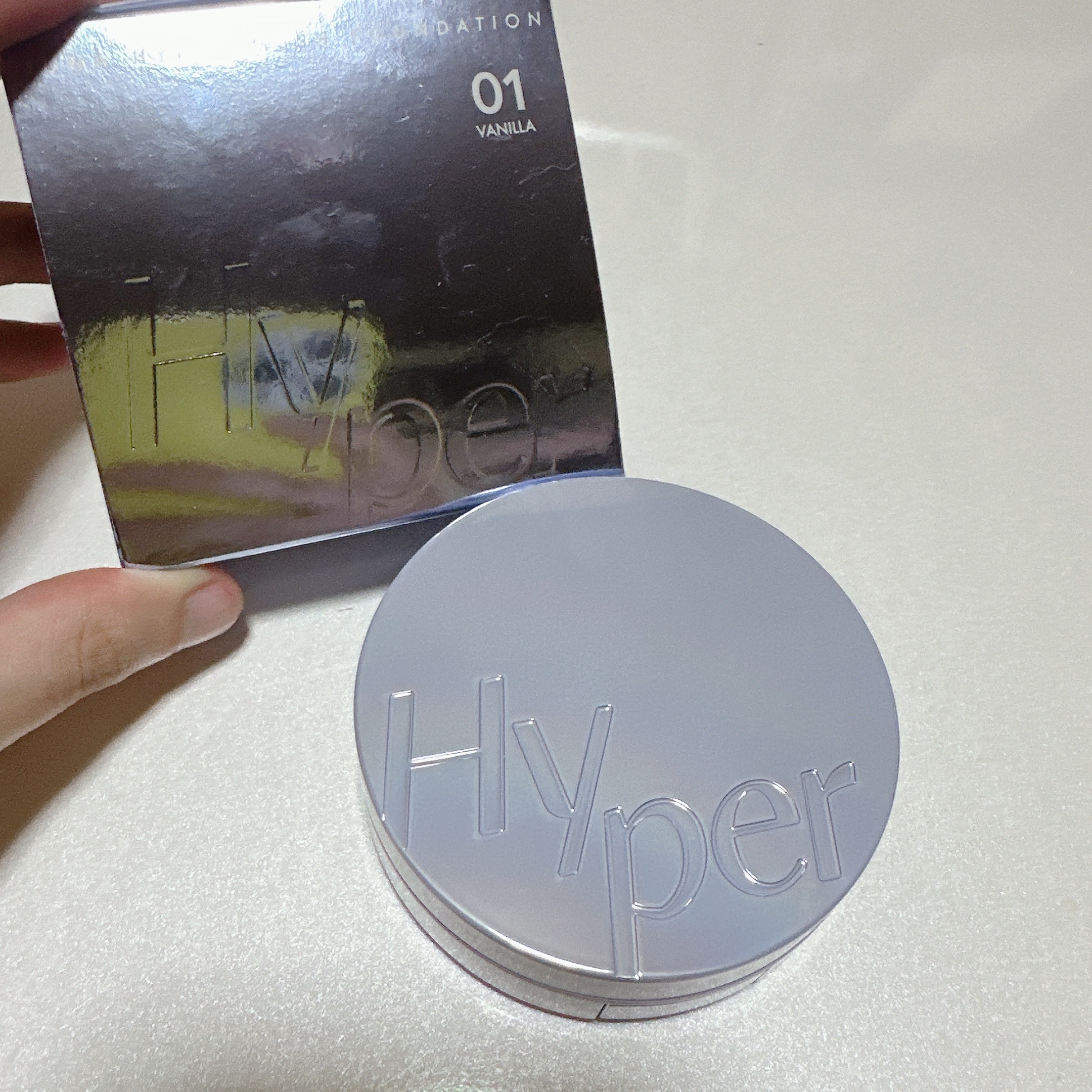 ハイパーメッシュファンデーション/LUNA/クッションファンデーションを使ったクチコミ（2枚目）