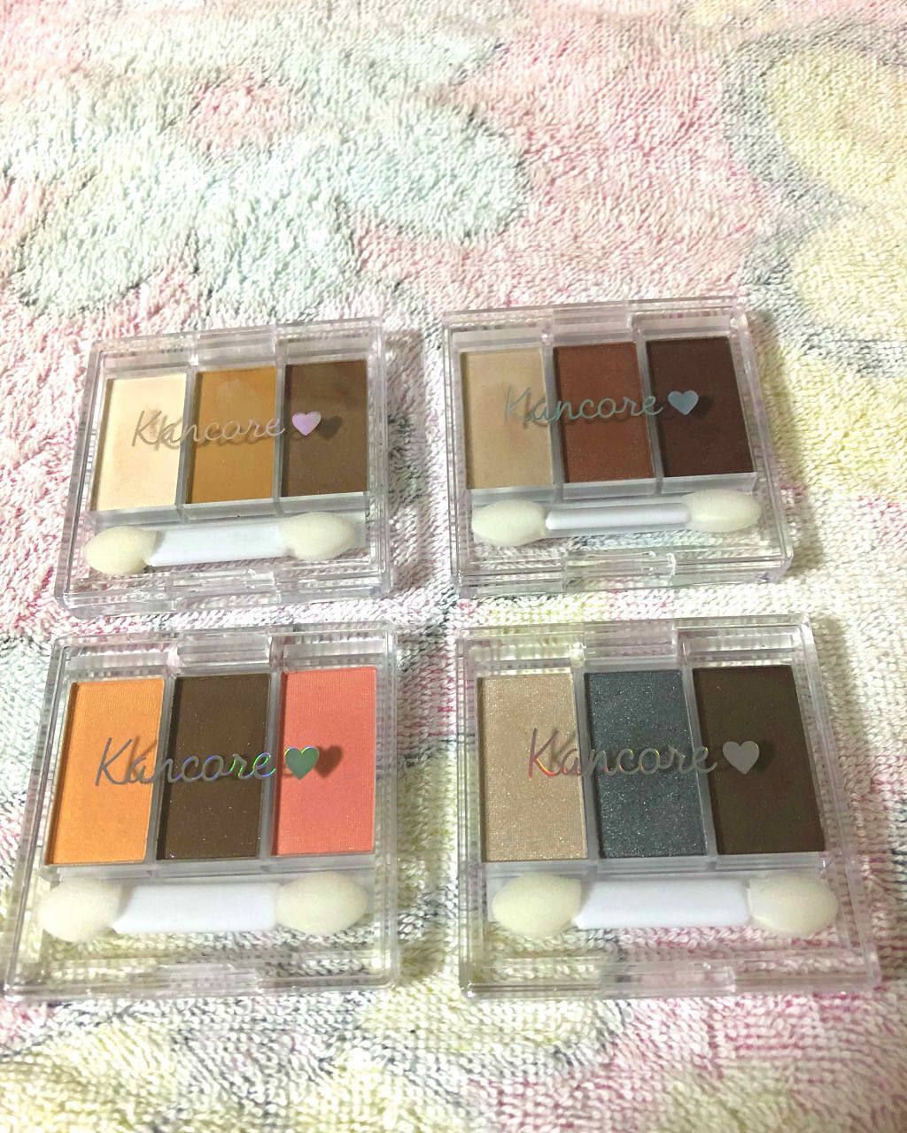 カンコレアイシャドウ/DAISO/アイシャドウパレットを使ったクチコミ(1枚目)