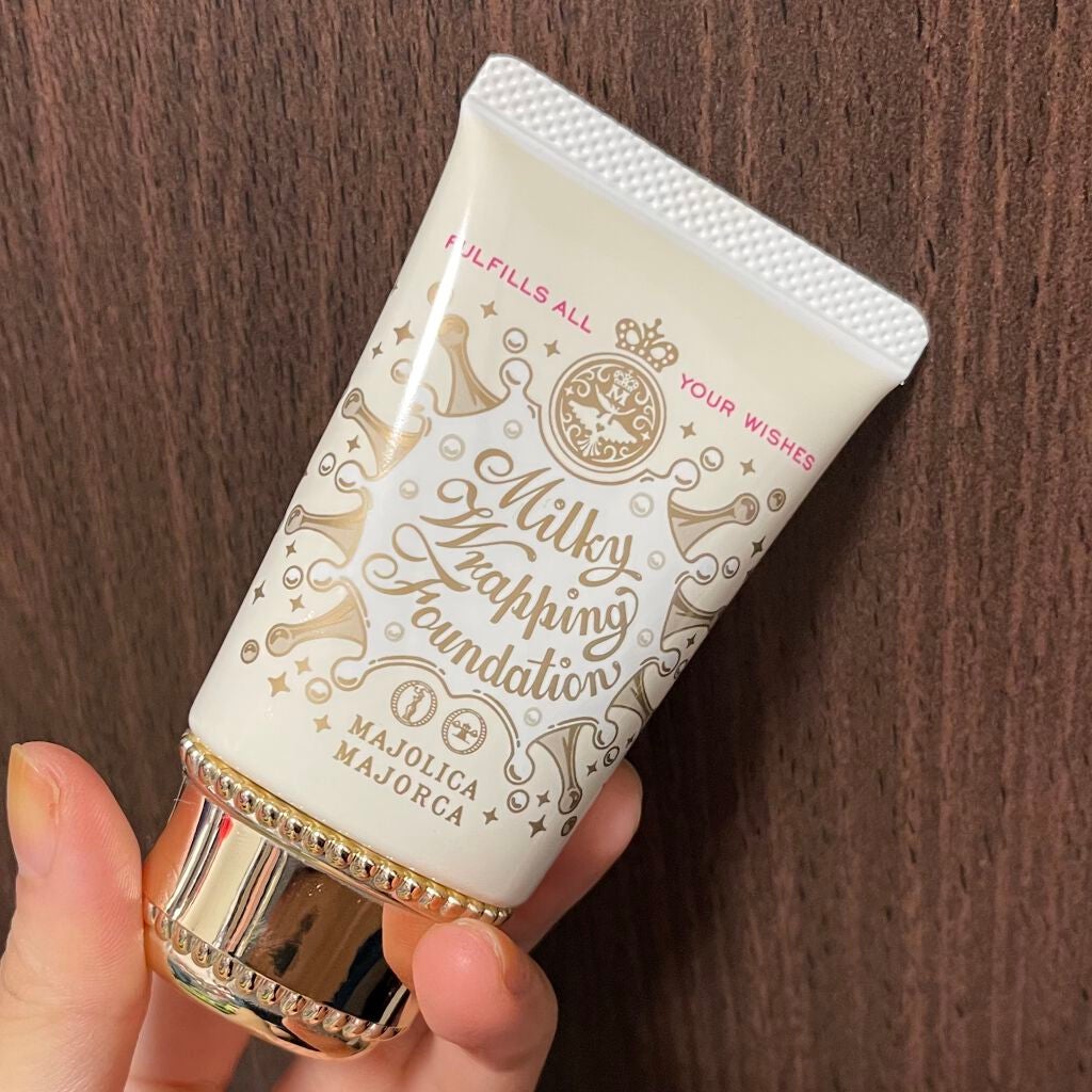 ミルキーラッピングファンデ/MAJOLICA MAJORCA/リキッドファンデーションを使ったクチコミ(1枚目)
