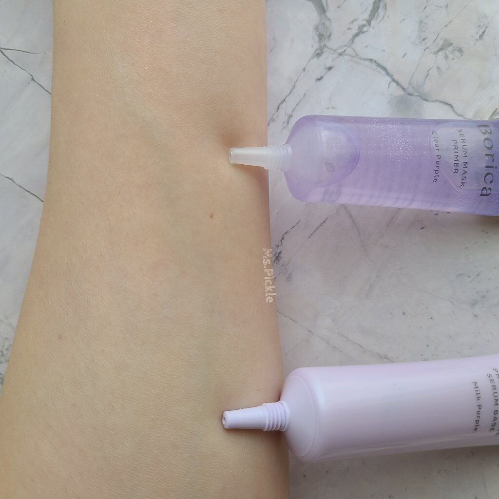 美容液マスクプライマー<クリアパープル>/Borica/化粧下地を使ったクチコミ(2枚目)