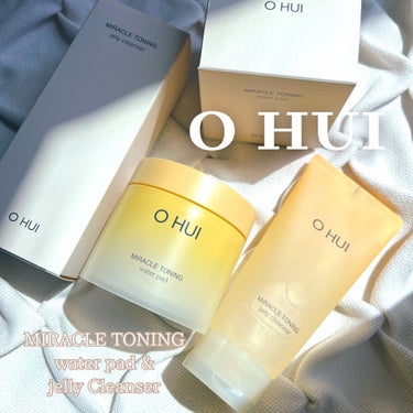 OHUI ミラクルトーニング ゼリークレンザーのクチコミ「#PR #オフィ
⿻ O HUI 

トーンアップ･キメ･ツヤの
トーニングケアライン𓂃💛
⌇.....」（1枚目）