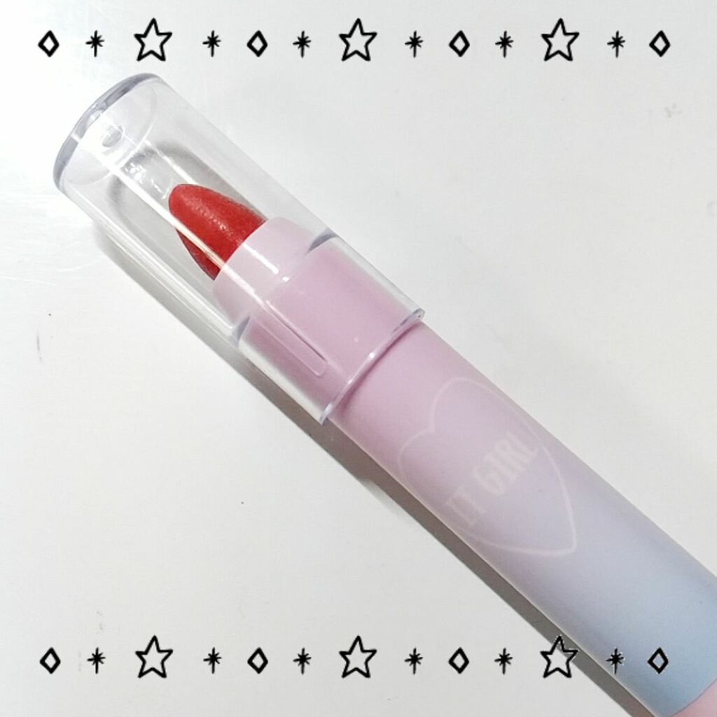 ダイソー×IT GIRL グリッタークレヨンリップ/DAISO/口紅を使ったクチコミ（1枚目）