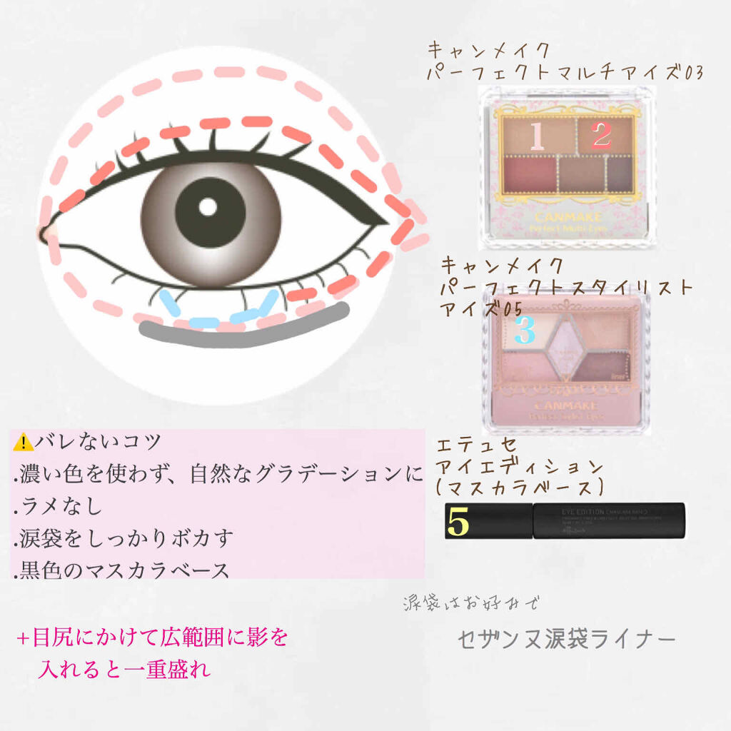 【旧品】パーフェクトスタイリストアイズ/キャンメイク/アイシャドウパレットを使ったクチコミ（2枚目）