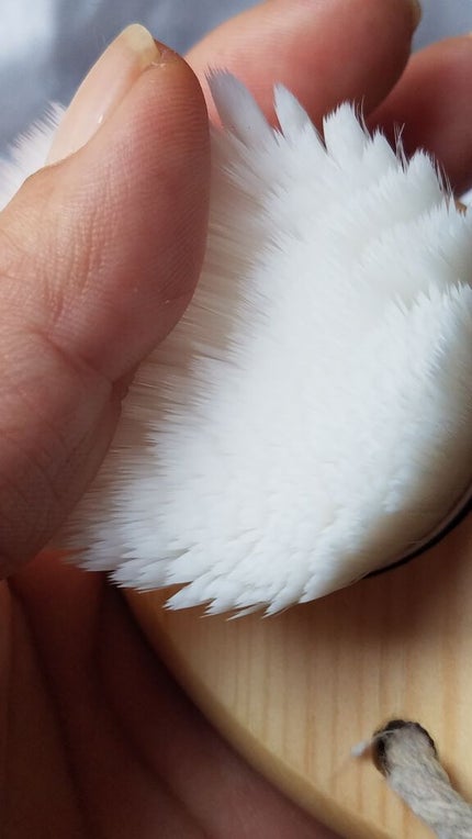 ごくやわ洗顔ブラシ 極細毛先/DAISO/その他スキンケアグッズを使ったクチコミ(3枚目)