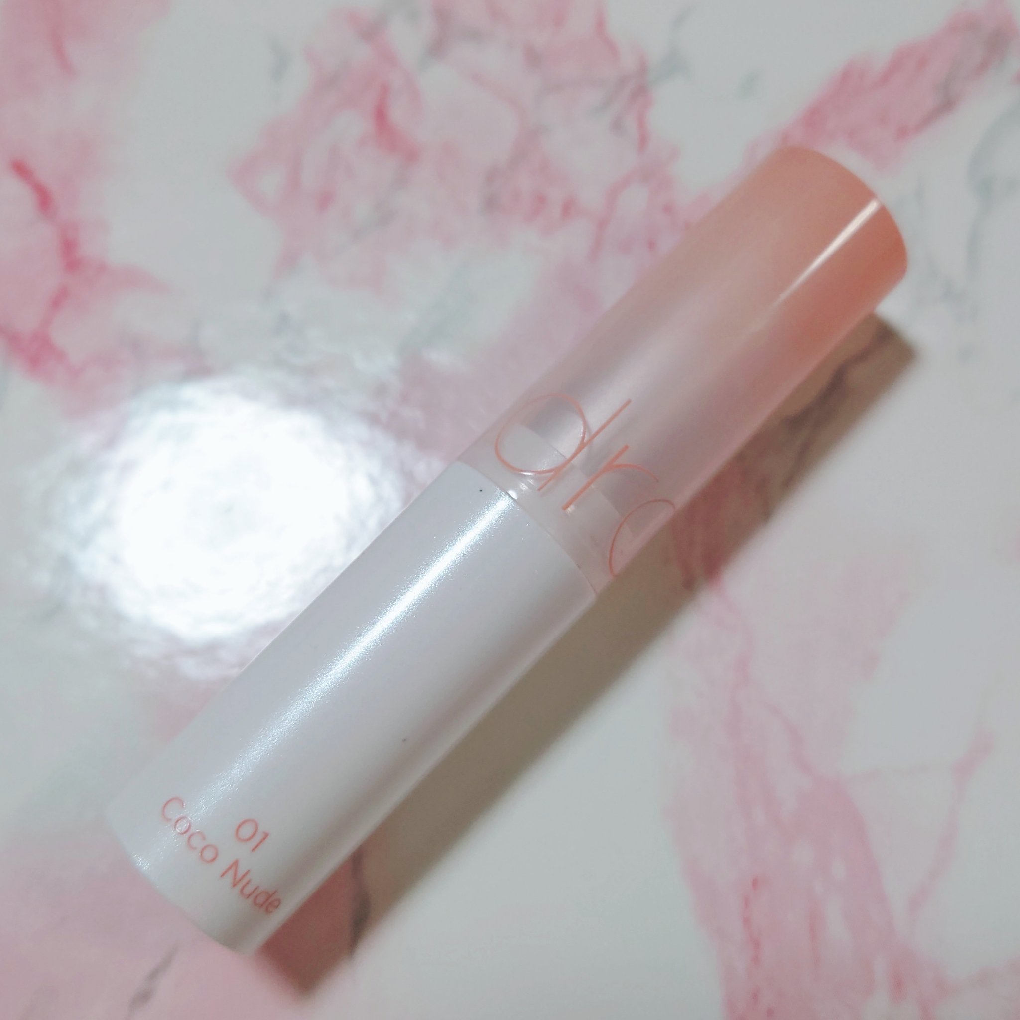 グラスティングメルティングバーム 01 ココヌード(Coco Nude)/rom&nd/リップバームを使ったクチコミ（2枚目）