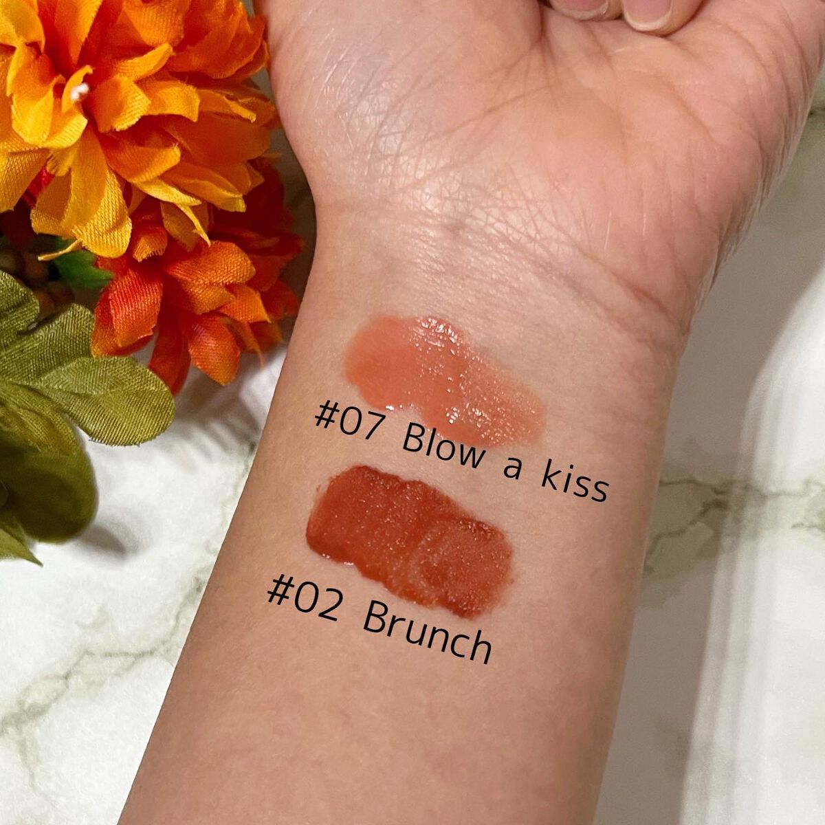 デイリームードマットリキッド/nuegray/リップグロスを使ったクチコミ(3枚目)