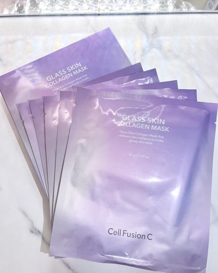 グラススキンコラーゲンマスク/Cell Fusion C(セルフュージョンシー)/シートマスク・パックを使ったクチコミ(3枚目)