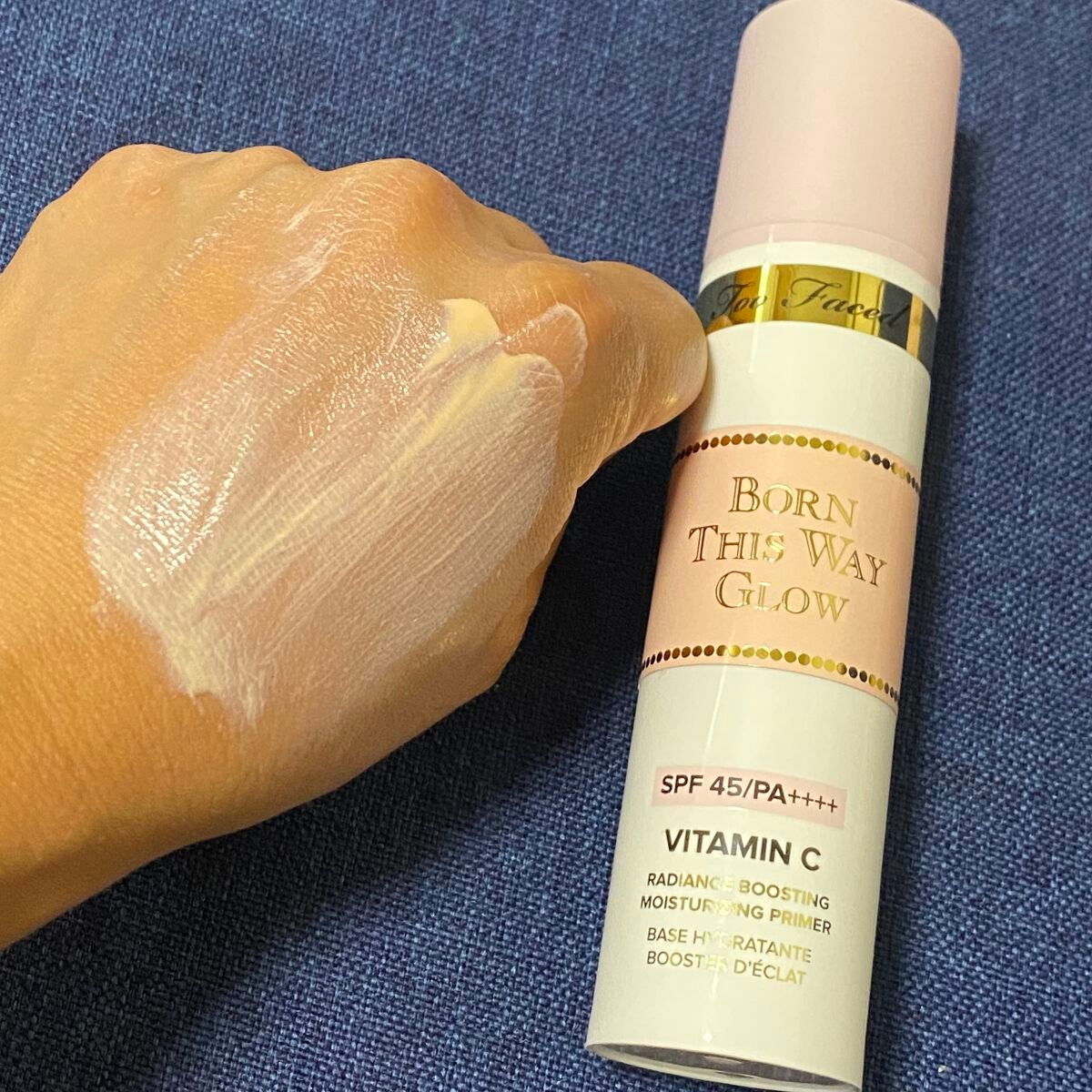 ボーン ディス ウェイ グロウ モイスチュアライジング メイクアップ プライマー/Too Faced/化粧下地を使ったクチコミ(3枚目)