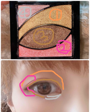 UR GLAM　VELVET EYE COLOR PALETTE/U R GLAM/アイシャドウパレットを使ったクチコミ（3枚目）