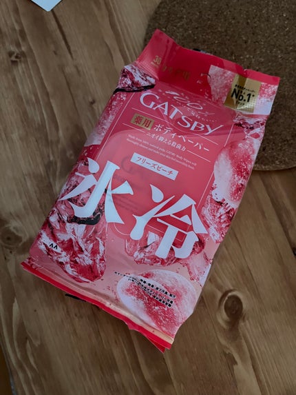 アイスデオドラント ボディペーパーN フリーズピーチ/ギャツビー/ボディシートを使ったクチコミ(1枚目)