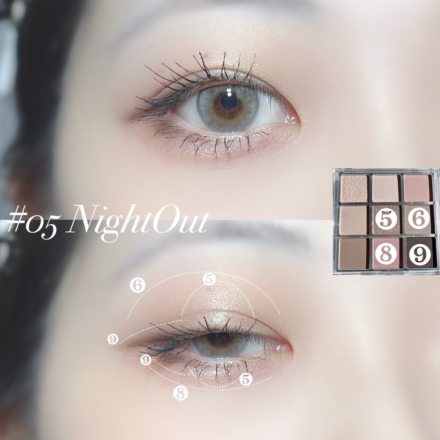KEYBO FALL IN LOVE SHADOW PALETTE/keybo/アイシャドウパレットを使ったクチコミ(5枚目)