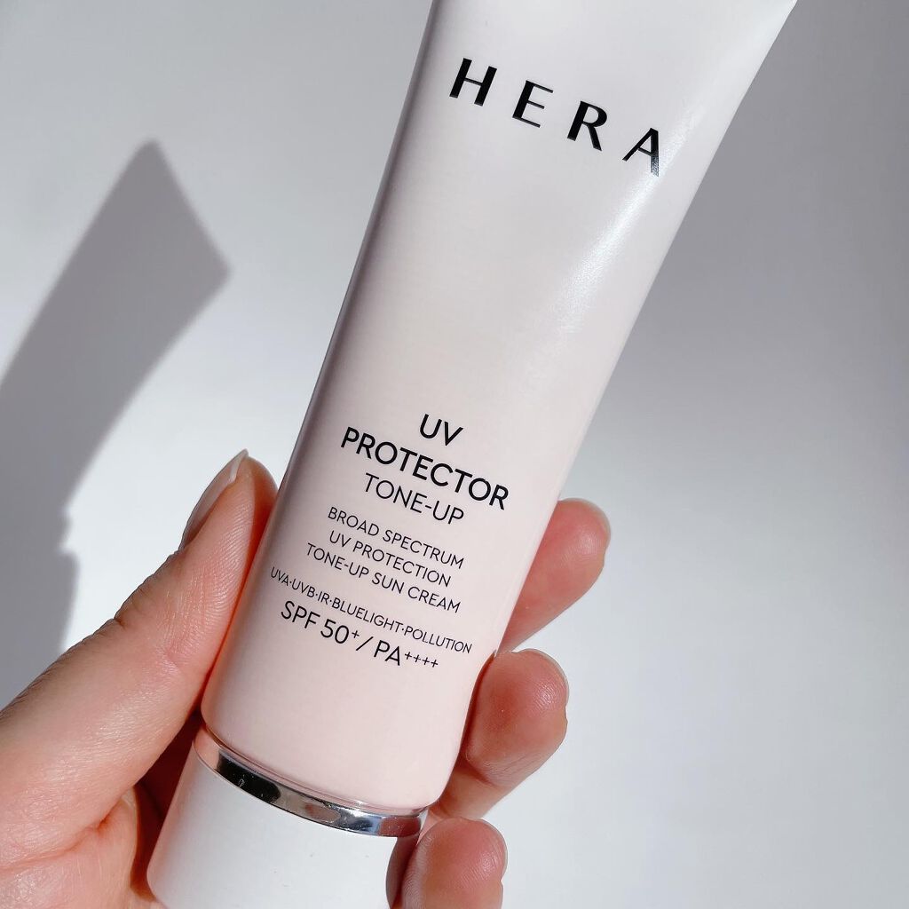 UVプロテクター トーンアップ/HERA/日焼け止めクリームを使ったクチコミ（2枚目）