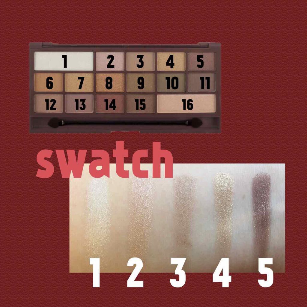 アイラブチョコレート ゴールデンバー/MAKEUP REVOLUTION/アイシャドウパレットを使ったクチコミ（2枚目）