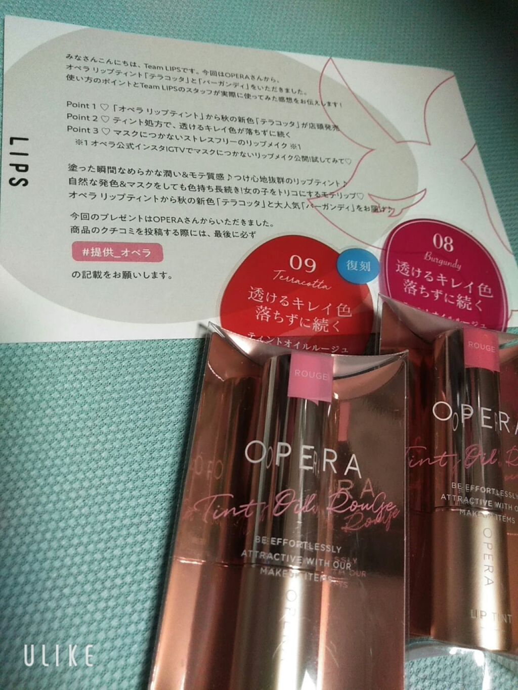 オペラ リップティント N/OPERA/リップティントを使ったクチコミ(3枚目)
