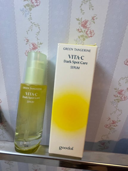 グリーンタンジェリン ビタC ダークスポットケアセラム/goodal/美容液を使ったクチコミ(2枚目)