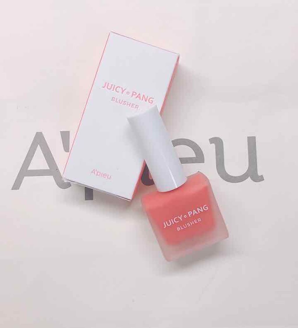 ジューシー パン ウォーター ブラッシャー/A’pieu/リキッドチークを使ったクチコミ（1枚目）