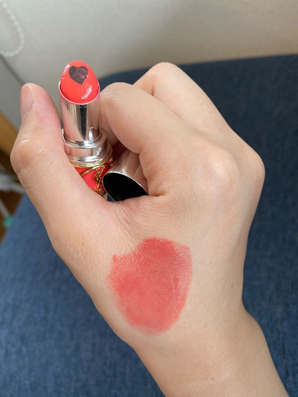 ヴォリュプテ プランプインカラー/YVES SAINT LAURENT BEAUTE/口紅を使ったクチコミ(3枚目)