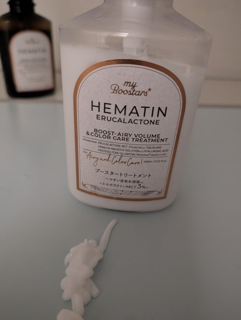 ヘマチン ブースター シャンプー /トリートメント ペアー&ムスクの香り/マイブースターズ/市販シャンプーを使ったクチコミ(5枚目)