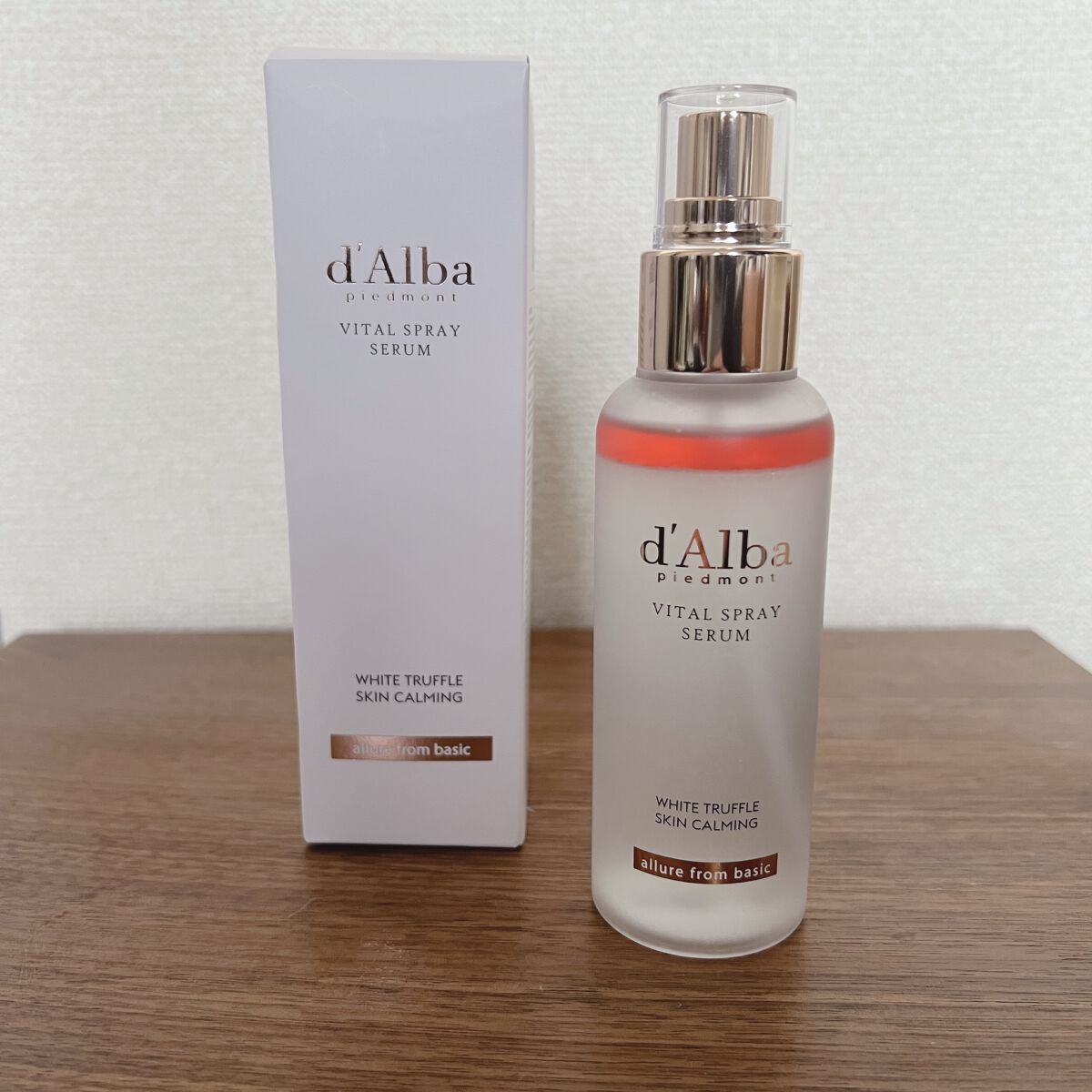 ダルバ ホワイトトリュフファーストスプレーセラム/ダルバ/ミスト状化粧水を使ったクチコミ（3枚目）