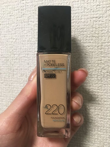 フィットミー リキッドファンデーション R 220/MAYBELLINE NEW YORK/リキッドファンデーションを使ったクチコミ（1枚目）