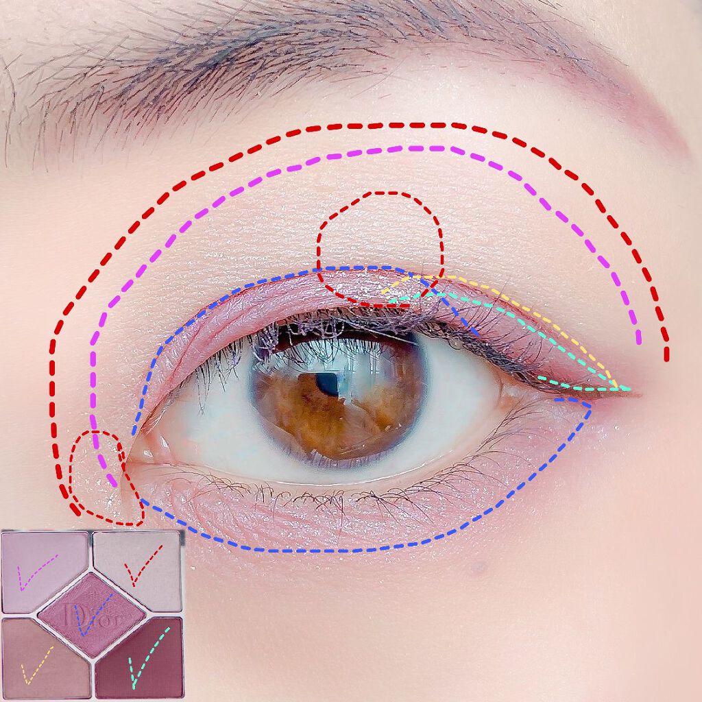 【旧】サンク クルール クチュール/Dior/アイシャドウパレットを使ったクチコミ（3枚目）