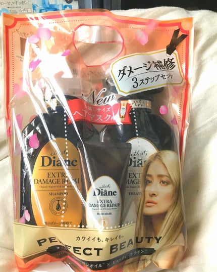 パーフェクトビューティ モイストダイアン エクストラダメージリペア シャンプー/トリートメント/ダイアン/市販シャンプーを使ったクチコミ(1枚目)