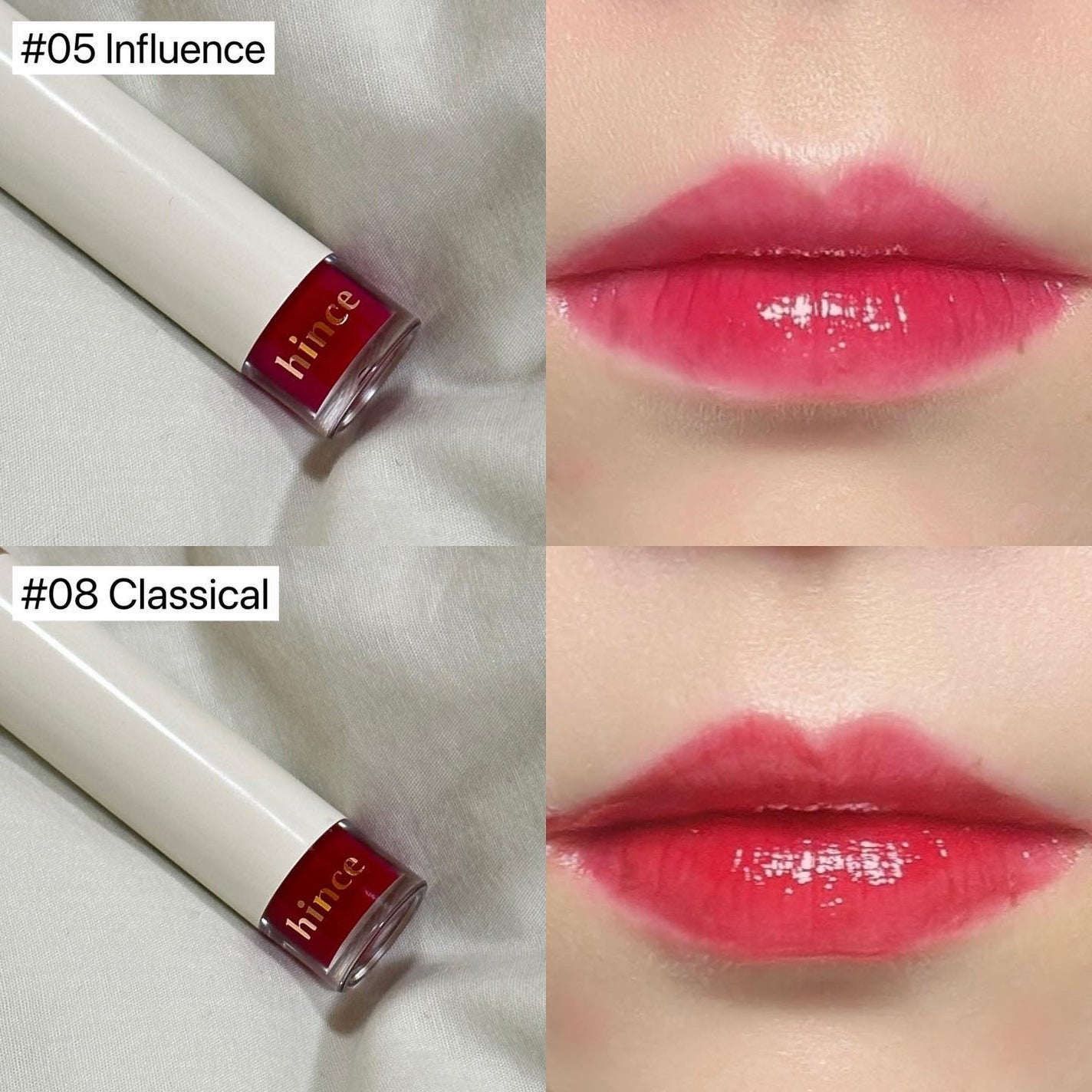 ムードインハンサーウォーターリキッドグロウ/hince/口紅を使ったクチコミ(2枚目)