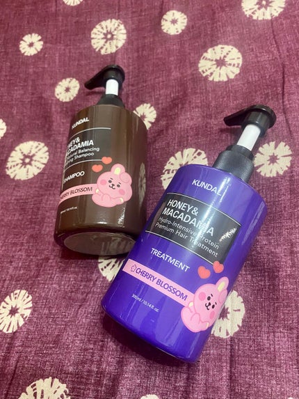 ハニー&マカデミアシャンプー/トリートメント /KUNDAL/シャンプー・コンディショナーを使ったクチコミ(3枚目)