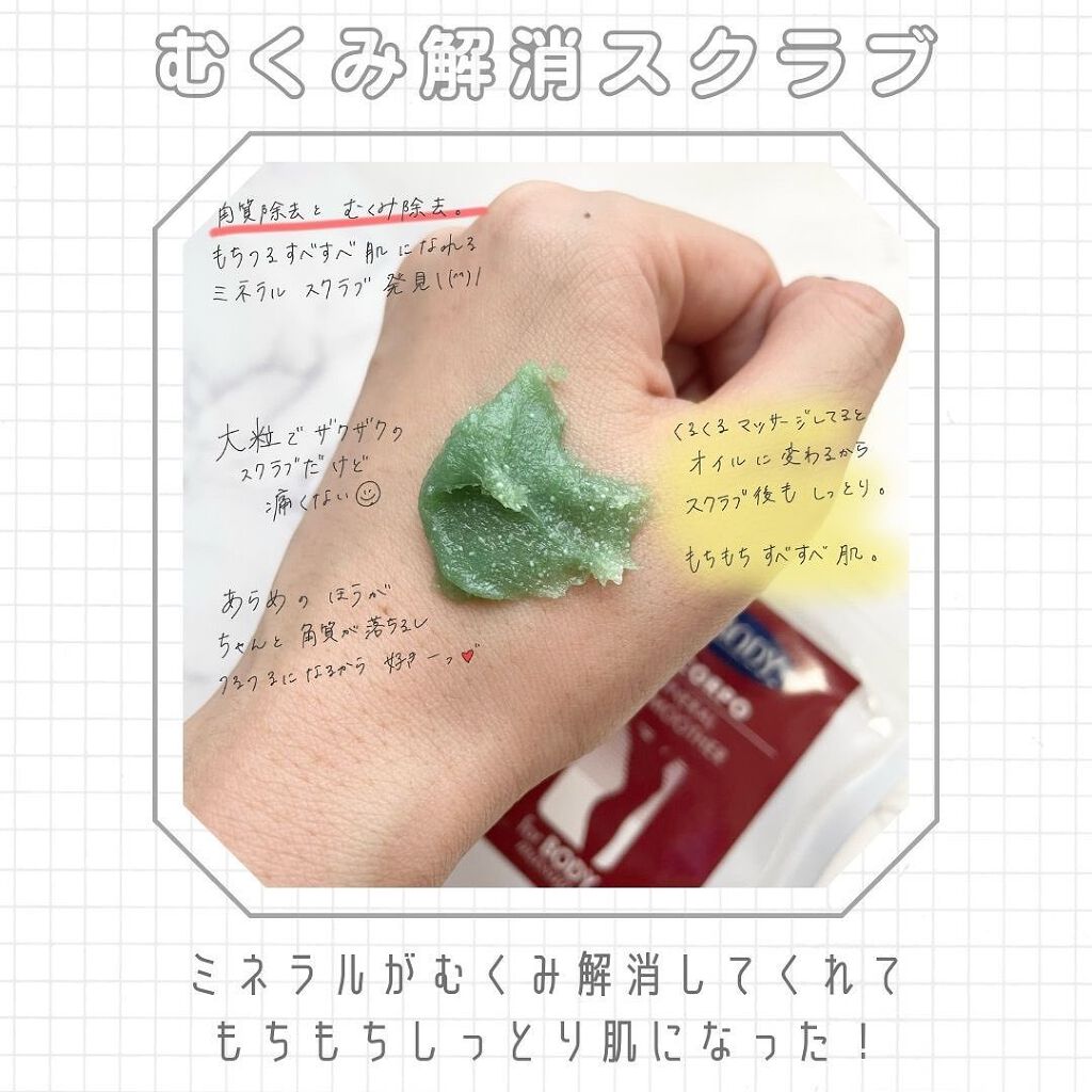 ミネラルフィットスムーサー/イルコルポ/ボディスクラブを使ったクチコミ（1枚目）