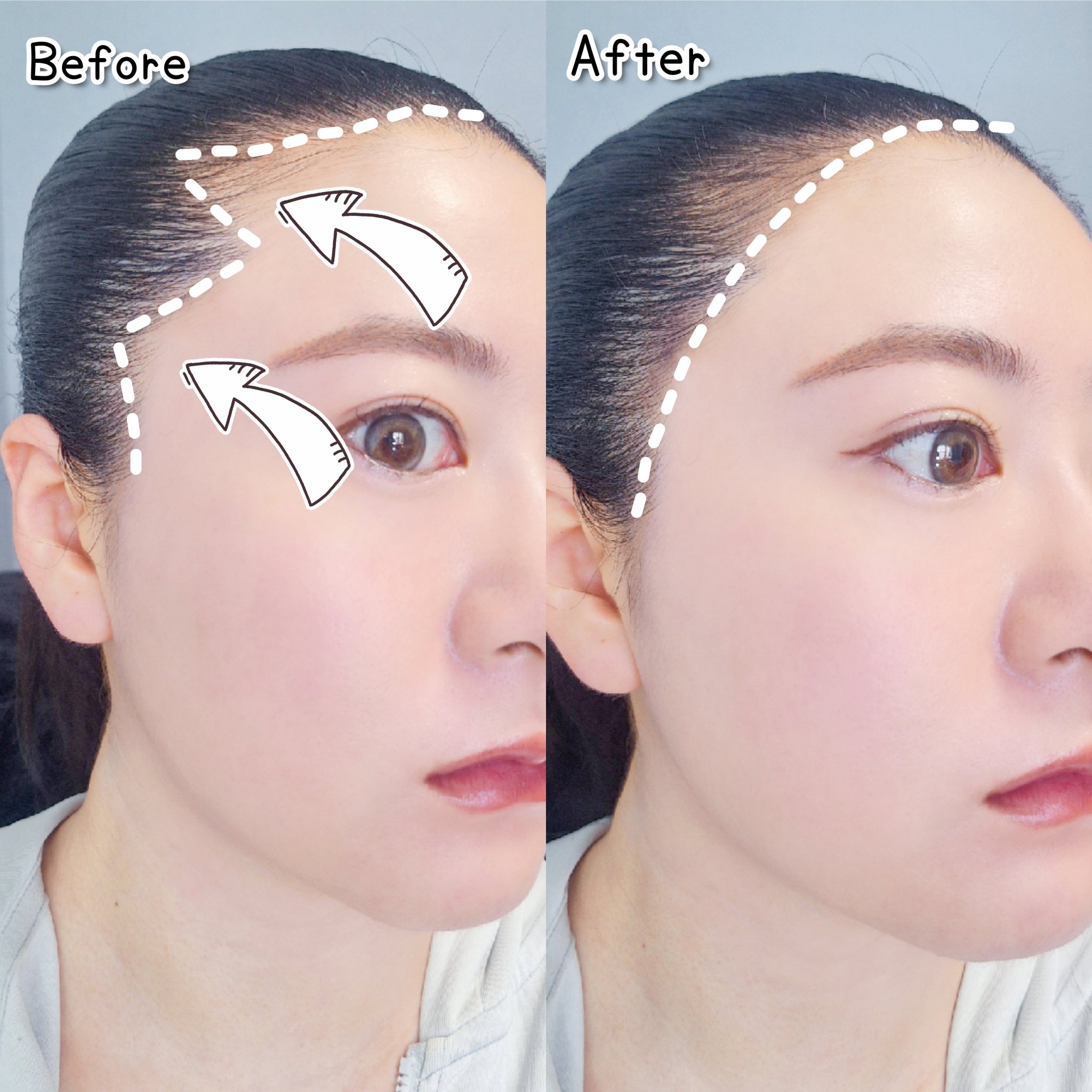 ブレンドアイブローコンパクト チャコールグレー/オルビス/パウダーアイブロウを使ったクチコミ（3枚目）