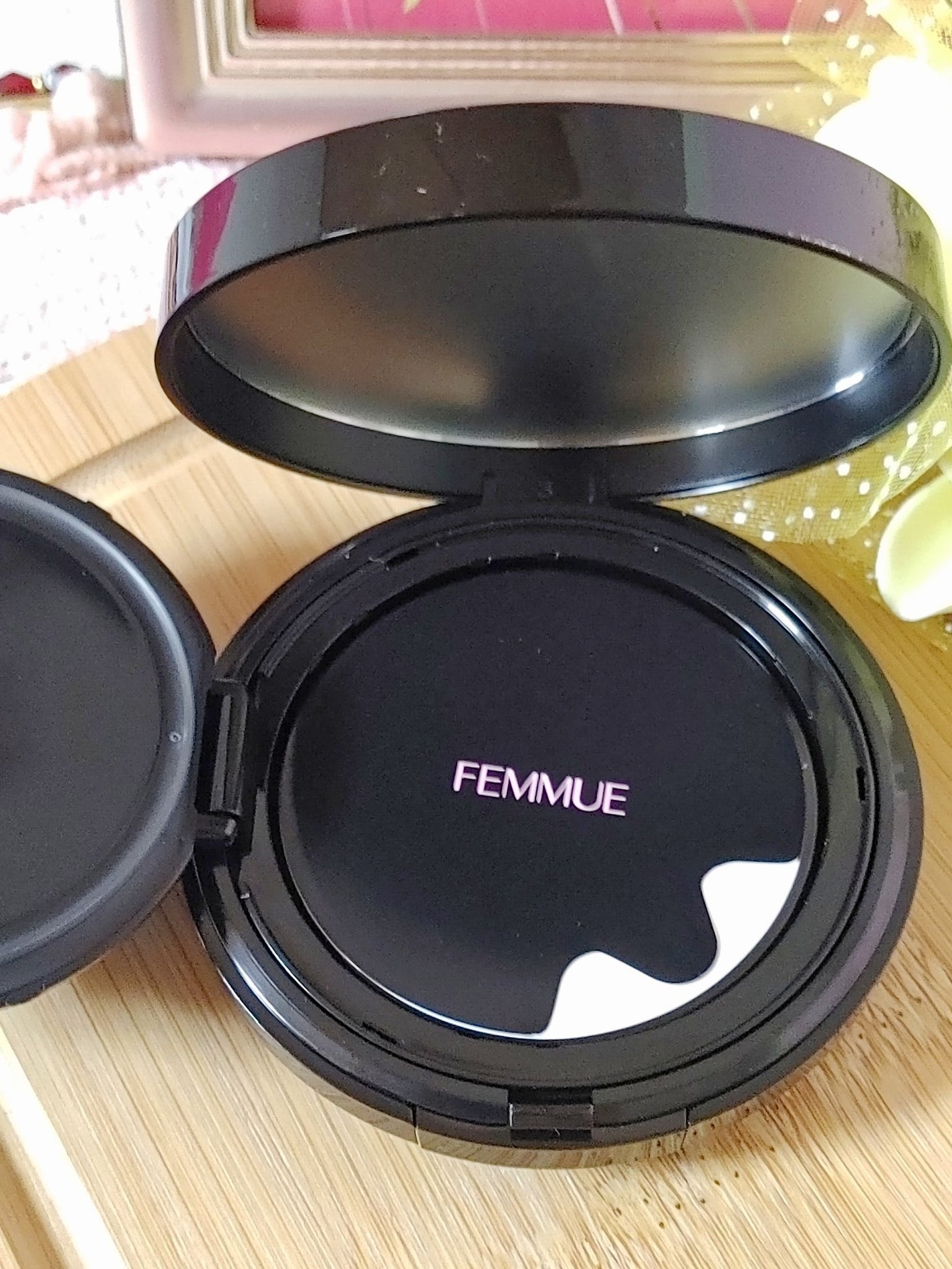 エバーグロウクッション SPF25 PA++/FEMMUE/クッションファンデーションを使ったクチコミ(3枚目)