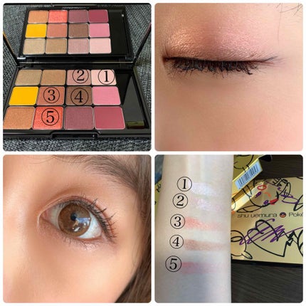 ピカシュウ アイ パレット‐サンダーショック/shu uemura/アイシャドウパレットを使ったクチコミ(3枚目)
