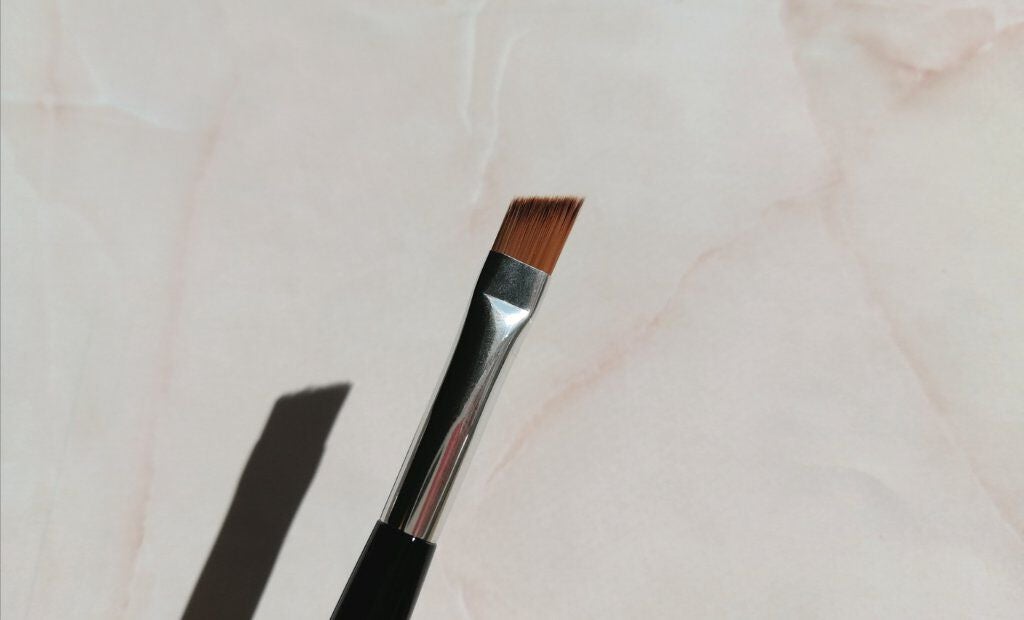ダブルエンドアイブロウブラシ熊野筆/&be/メイクブラシを使ったクチコミ(4枚目)