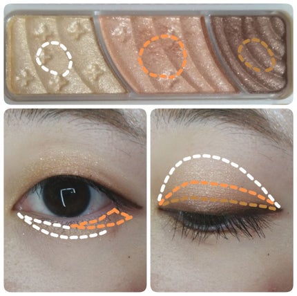 トーンアップアイシャドウ/CEZANNE/アイシャドウパレットを使ったクチコミ(4枚目)