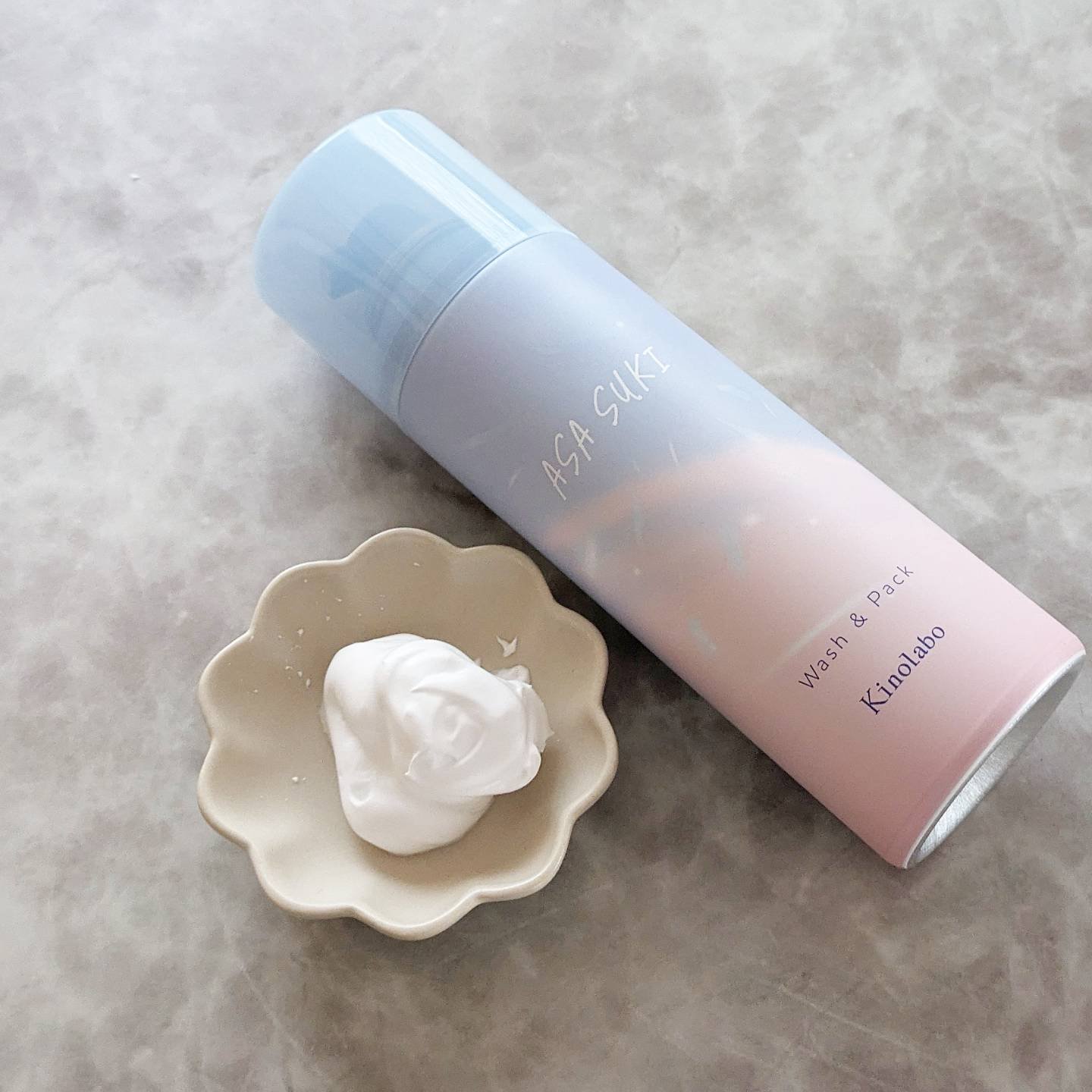 ASASUKI クリアフォーム/キノラボ/泡洗顔を使ったクチコミ（2枚目）