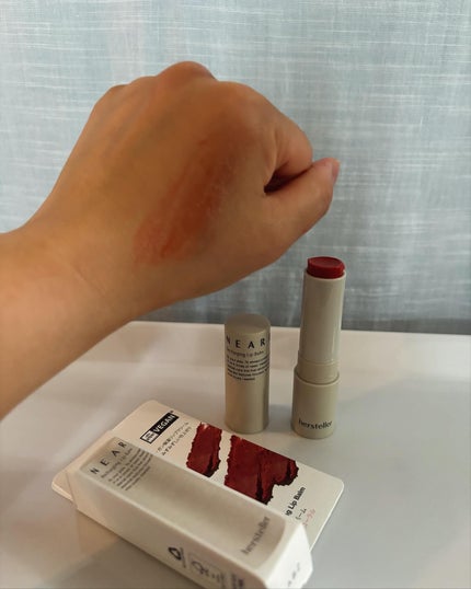 NEARBY Recharging Lip Balm 03 Sunset Coral/Hersteller/口紅を使ったクチコミ(3枚目)