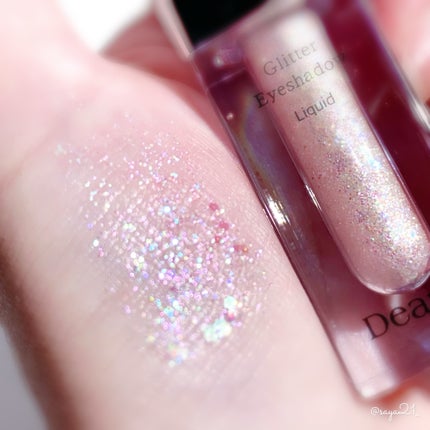 グリッターアイシャドウ/Dear.A/グリッターを使ったクチコミ(4枚目)