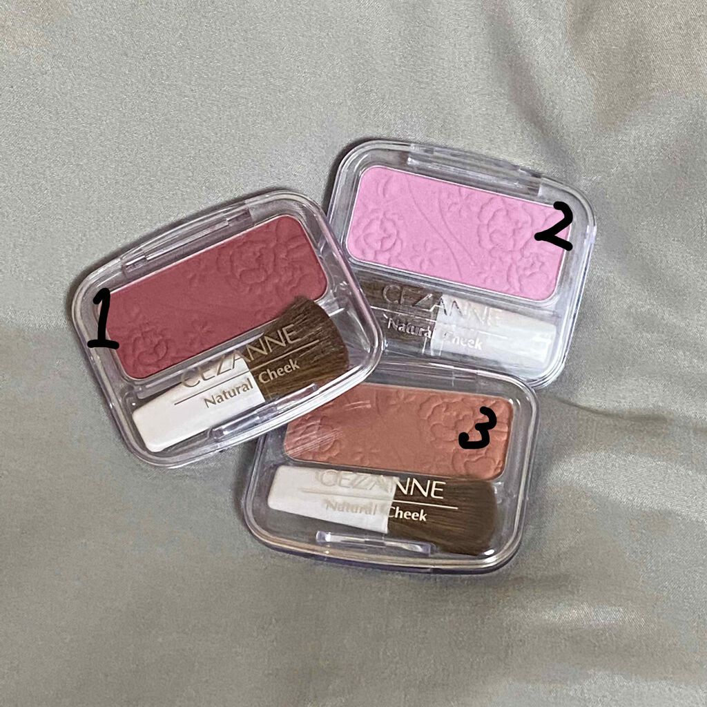 ナチュラル チークN/CEZANNE/パウダーチークを使ったクチコミ（1枚目）