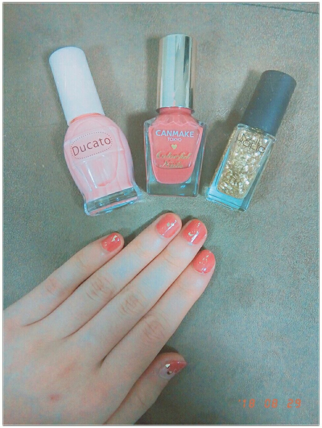 カラフルネイルズ/キャンメイク/マニキュアを使ったクチコミ（3枚目）
