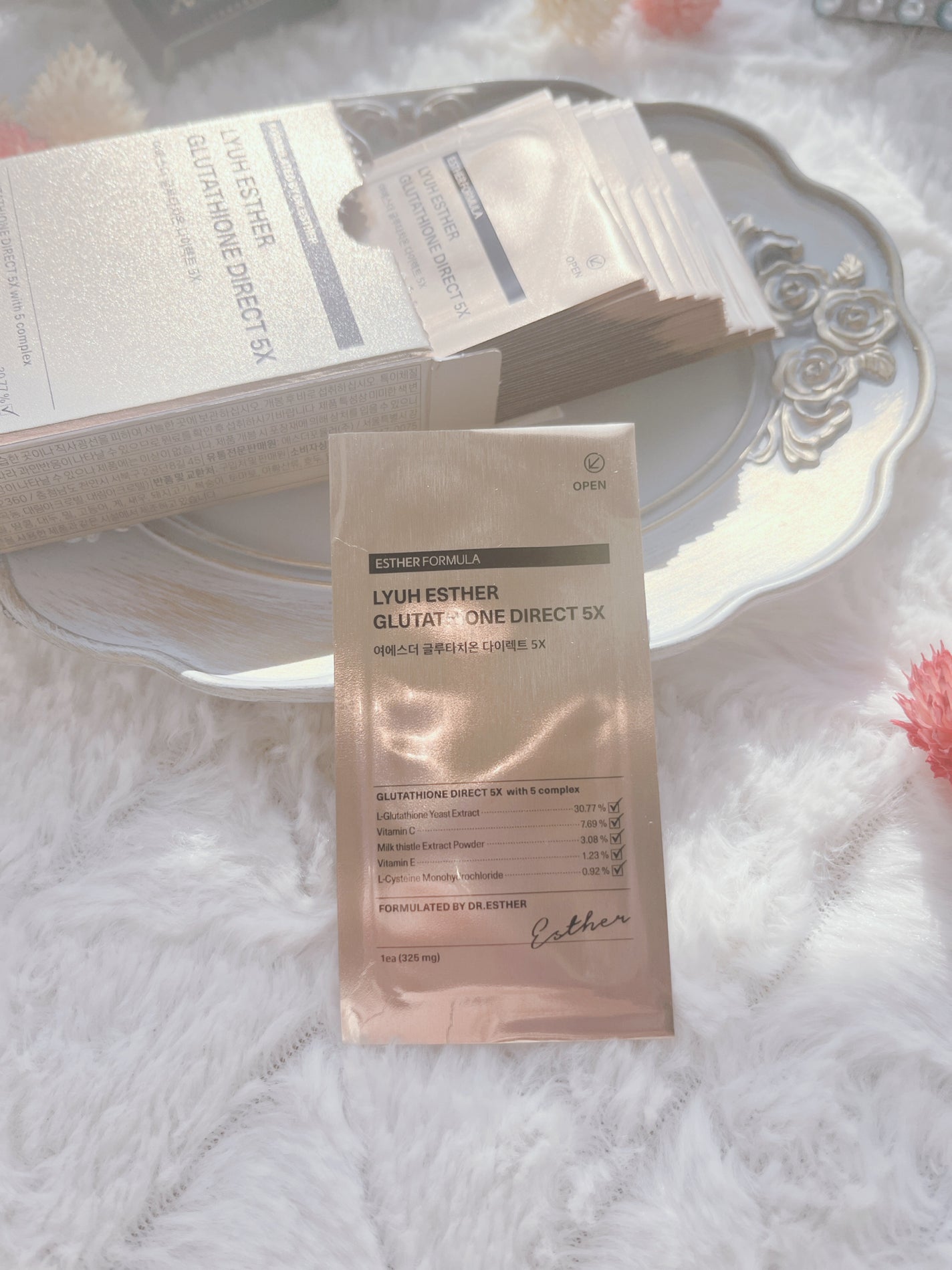 ヨエスターグルタチオンダイレクト5X/ESTHER FORMULA/美容サプリメントを使ったクチコミ(2枚目)