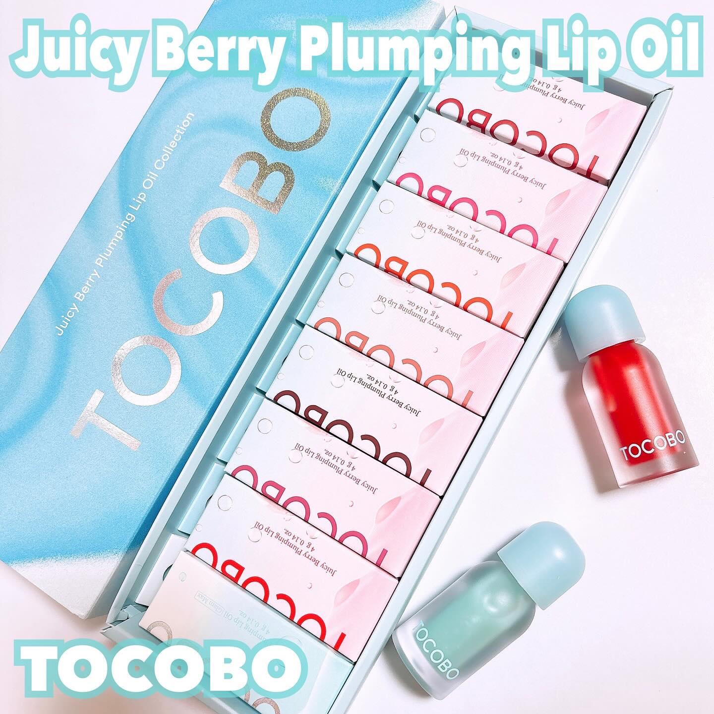 ジューシーベリープランピングリップオイル/TOCOBO/リップグロスを使ったクチコミ（1枚目）