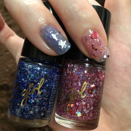 ITGグリッターネイル/DAISO/マニキュアを使ったクチコミ(2枚目)