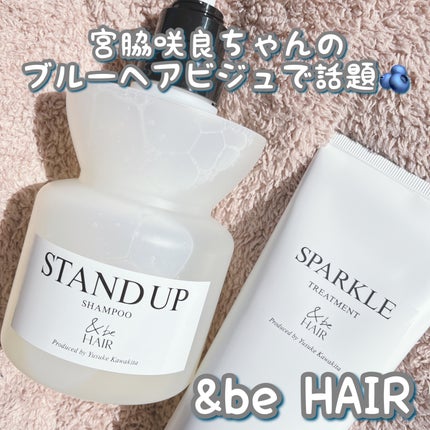&be スパークルトリートメント/&be HAIR/洗い流すヘアトリートメントを使ったクチコミ(1枚目)
