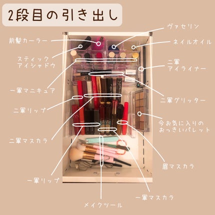 コスメ収納/DAISO/その他化粧小物を使ったクチコミ(5枚目)