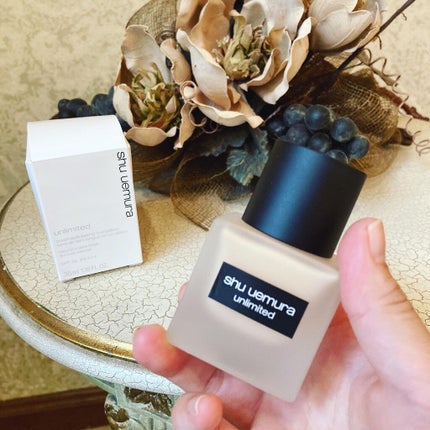 (旧)アンリミテッド ラスティング フルイド/shu uemura/リキッドファンデーションを使ったクチコミ(2枚目)