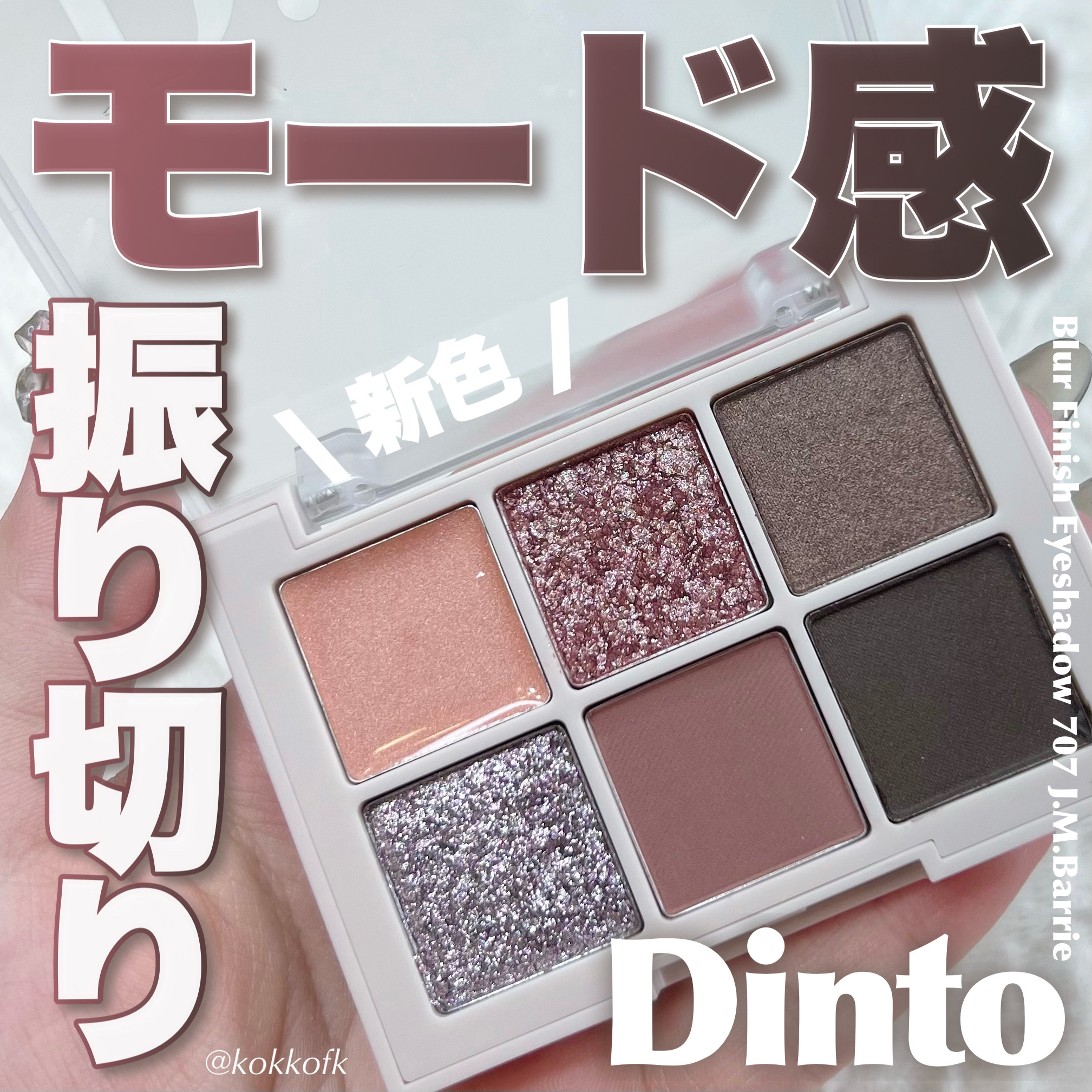 ブラーフィニシュシャドウパレット/Dinto/アイシャドウパレットを使ったクチコミ（1枚目）