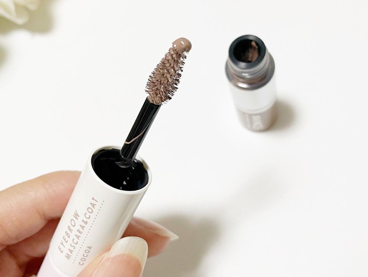 アヴァンセ アイブロウマスカラ＆コート  ココア/アヴァンセ/眉マスカラを使ったクチコミ（3枚目）
