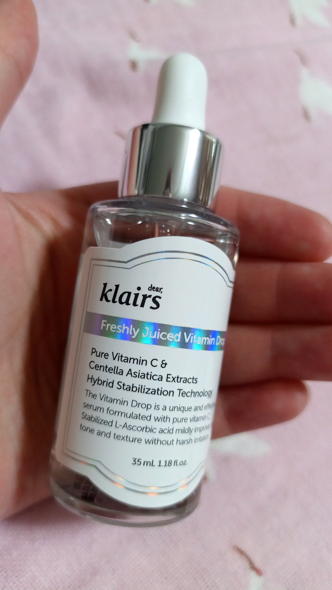 フレッシュリージュースドビタミンドロップ(35ml)/Klairs/美容液を使ったクチコミ(8枚目)