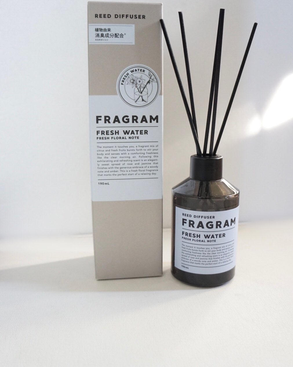 FRESH WATER  リードディフューザー/FRAGRAM/ルームフレグランスを使ったクチコミ（2枚目）